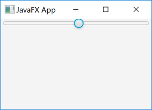 JavaFX Slider screenshot